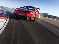 Porsche 911 GT3 RS im Drift auf der Rundstrecke