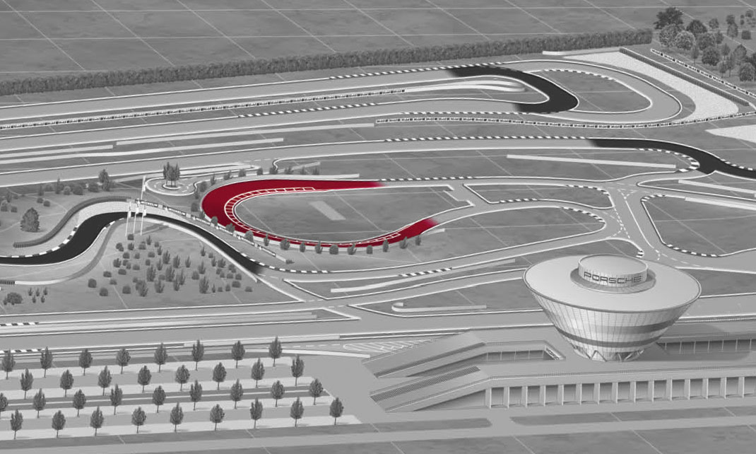 Porsche on-road circuit