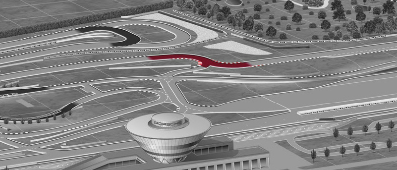 Porsche on-road circuit